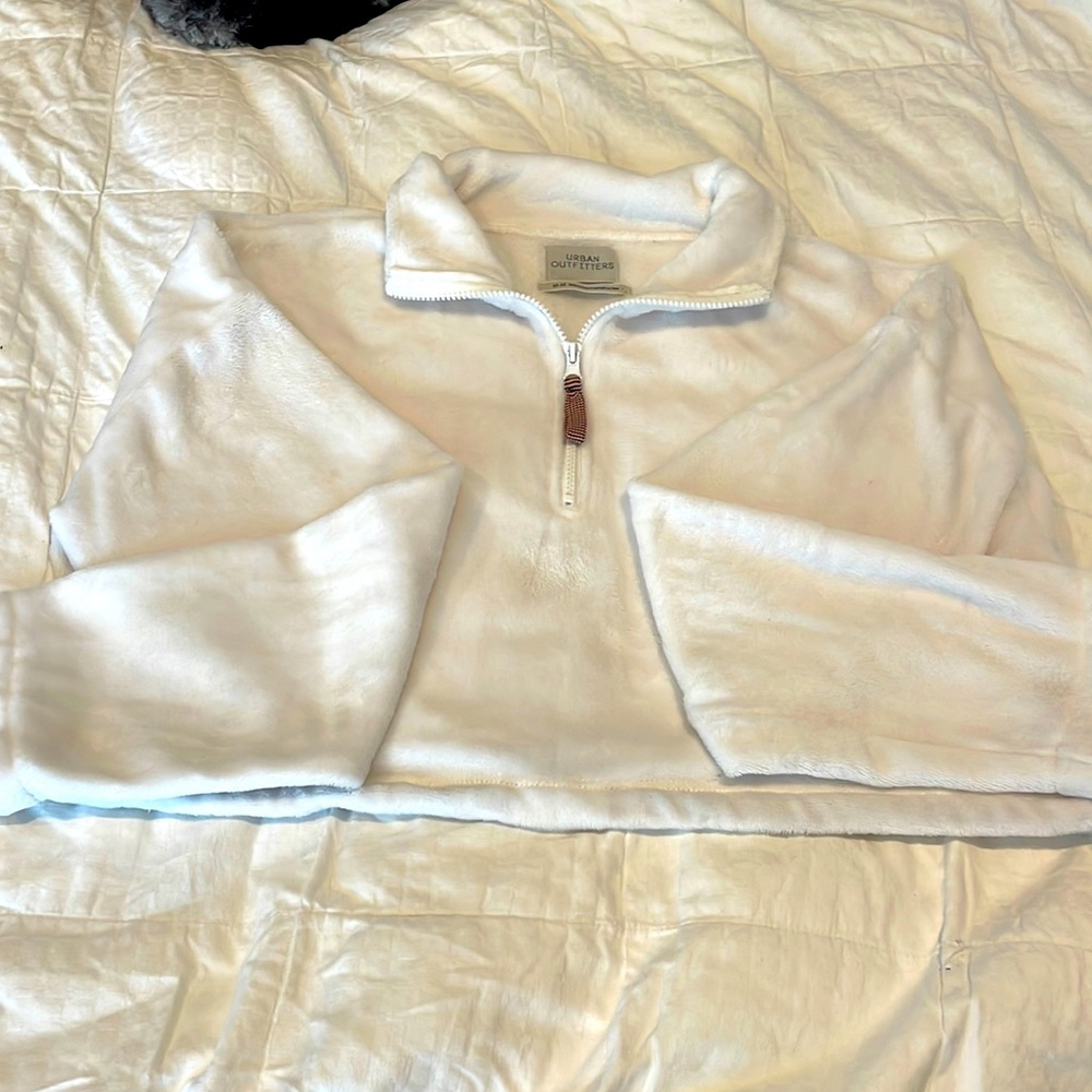 Urban Outfitters cropped fleece sweatshirt